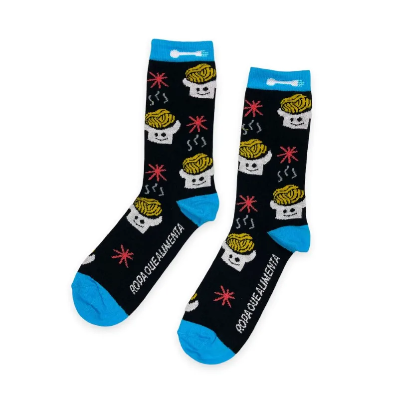 Zoquete Tex con estampa mujer talle 37-39 negro