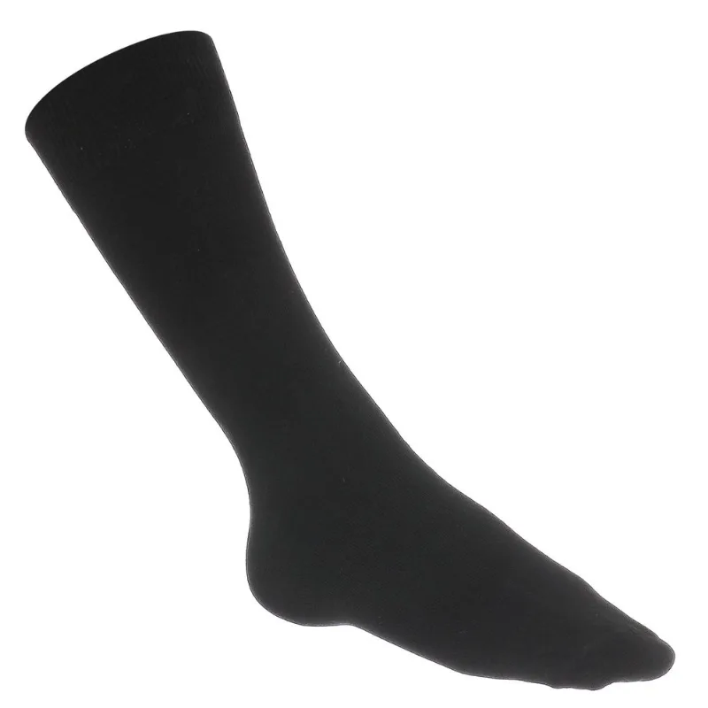 Media Tex de algodón nautico hombre talle 39-44 negro