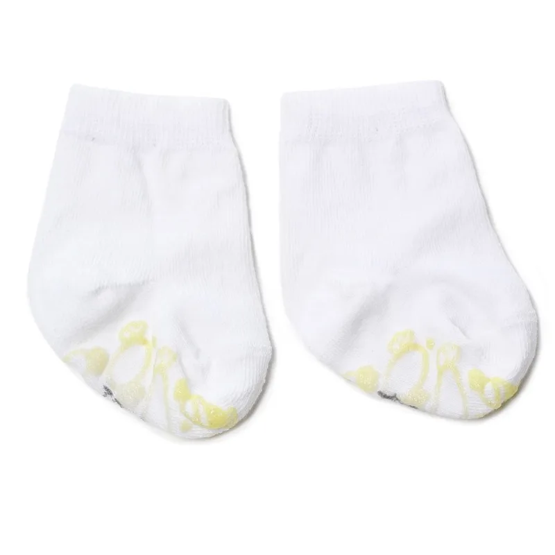 Zoquete Tex liso con antideslizante bebé Zoquete Tex liso con antideslizante infantil talle nacimiento blanco