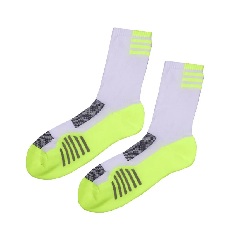 Media Tex 3/4 deportiva fantasia talle 41-45 amarillo Fluo