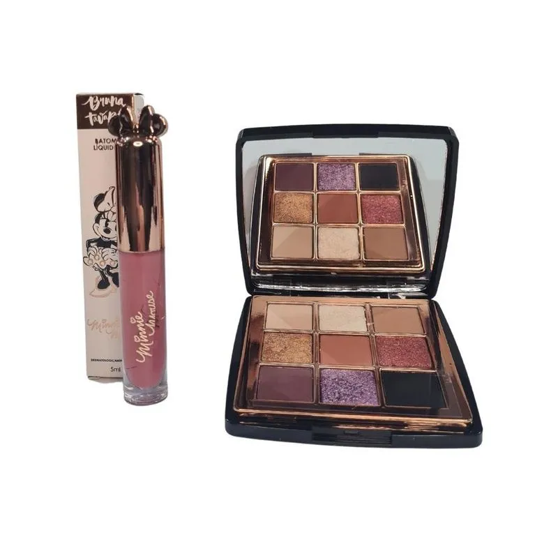 Kit Bruna Tavares Minnie Paleta Sombras+Batom Hug Me