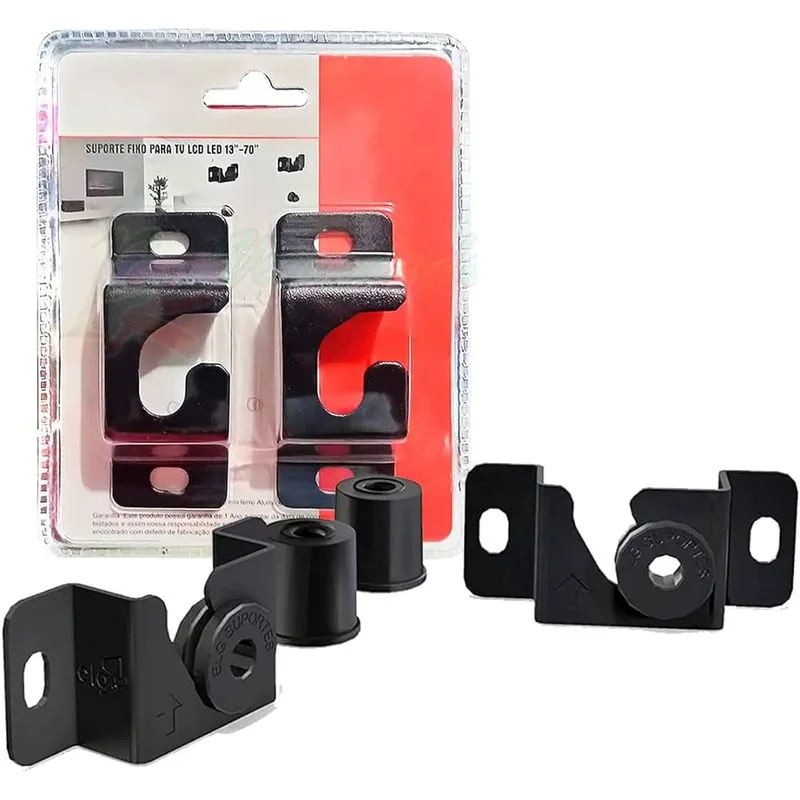 Suporte Tv Monitor Universal Parede Fixo Para Painel Parede 12 Á 80 Polegadas Premium