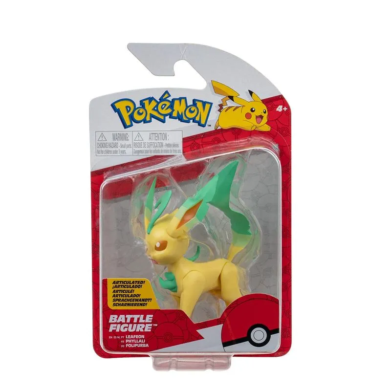 Boneco De Batalha Leafeon - Pokémon