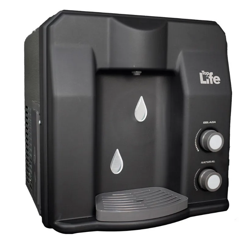 Filtro Super Água Alcalina Ionizada Gelada Flex He Top Life 110v Preto
