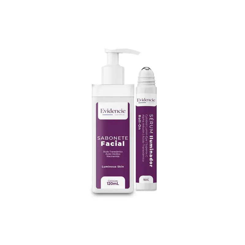 Kit Evidencie Clareador Melasma Duo Luminous Skin Todo Tipo