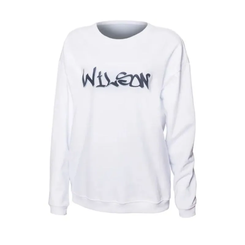 Blusa Moletom Style Wilson P / Branco