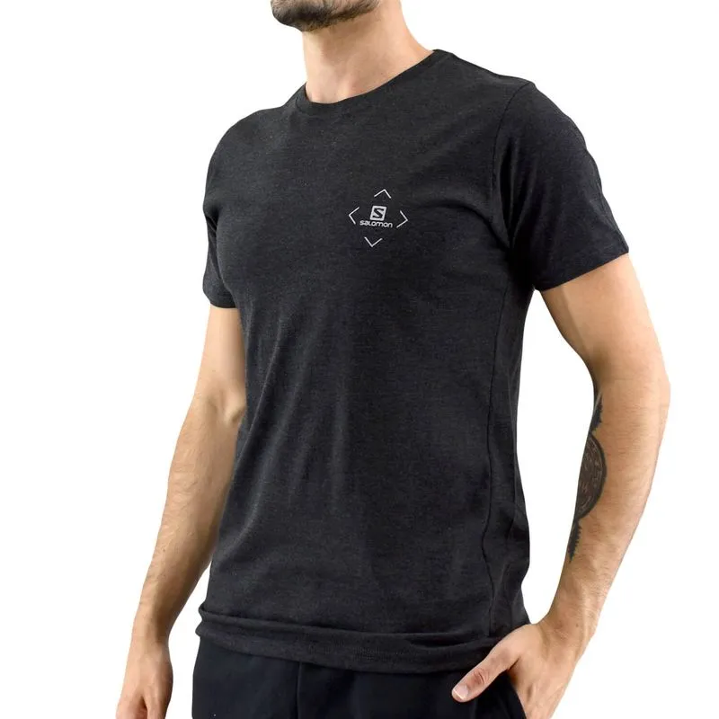 Remera Salomon Cotton III Talle: S - Color: Negro