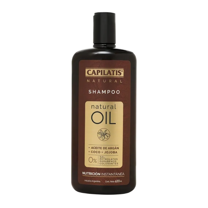 Shampoo Capilatis Natural Oil con Argán x 420 ml