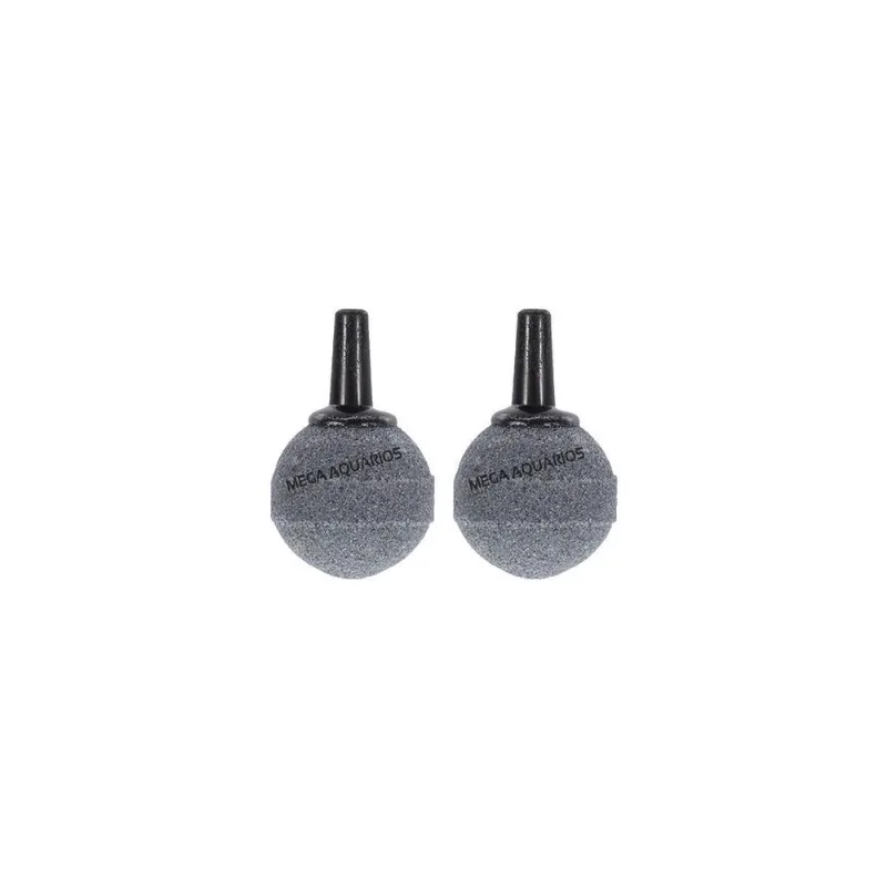 2 Pedra Porosa Bola Aquário Oxigenação Gerar Bolhas 3cm S03