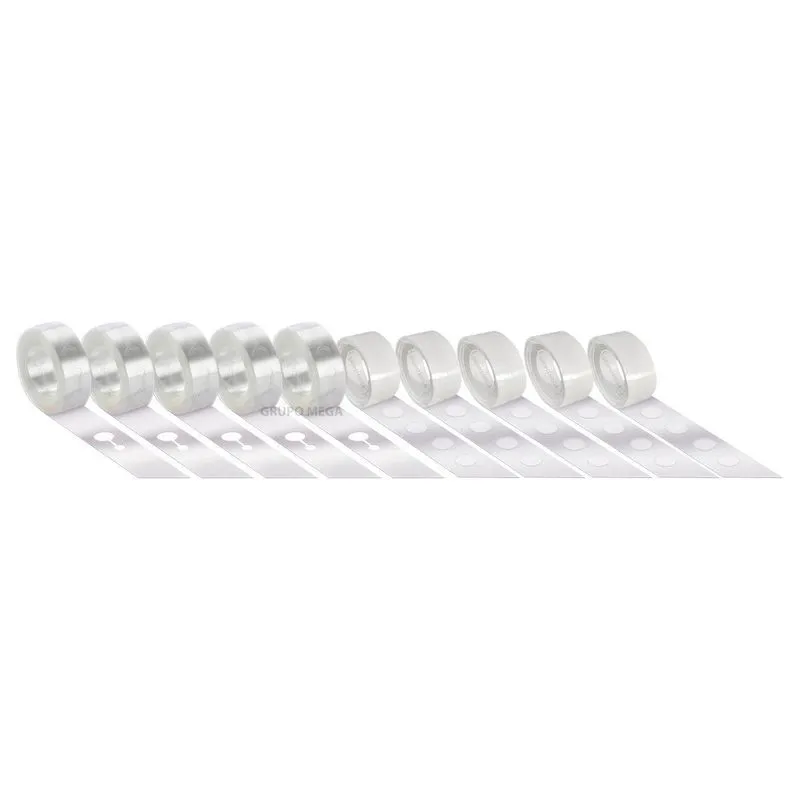 Kit 5 Rolo Adesivo Cola Balão 5 Corrente Arco Desconstruído