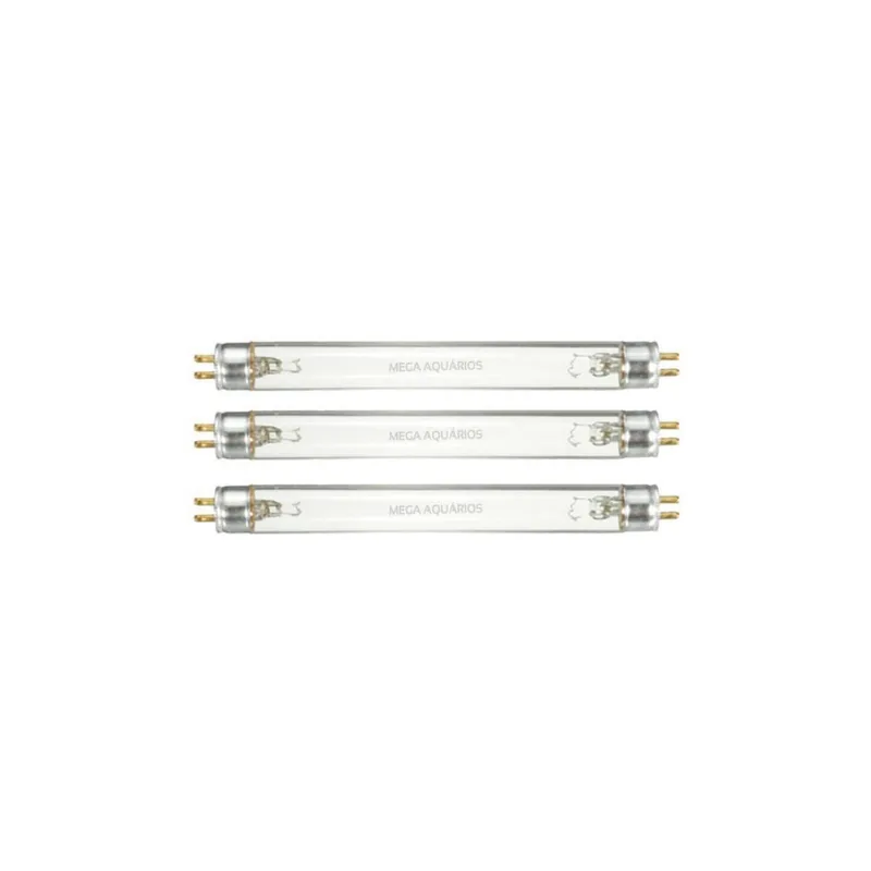 3 Lâmpadas Uv 4W Germicida Ultravioleta T5 15Cm Fluorescente