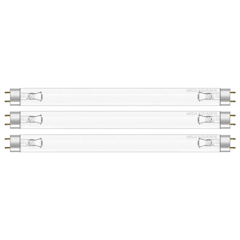 3 Lâmpada Uv 15W Germicida Ultravioleta T8 45Cm Fluorescente