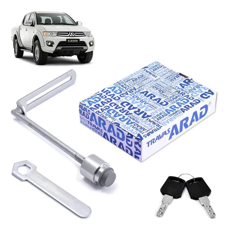 Trava Pneu Estepe Anti Roubo Carro Chave L200 2014 2015 2016