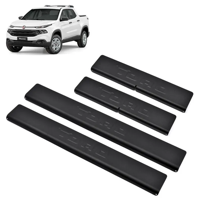 Soleira Aluminio Preta Black Original Brasikar Toro 2018