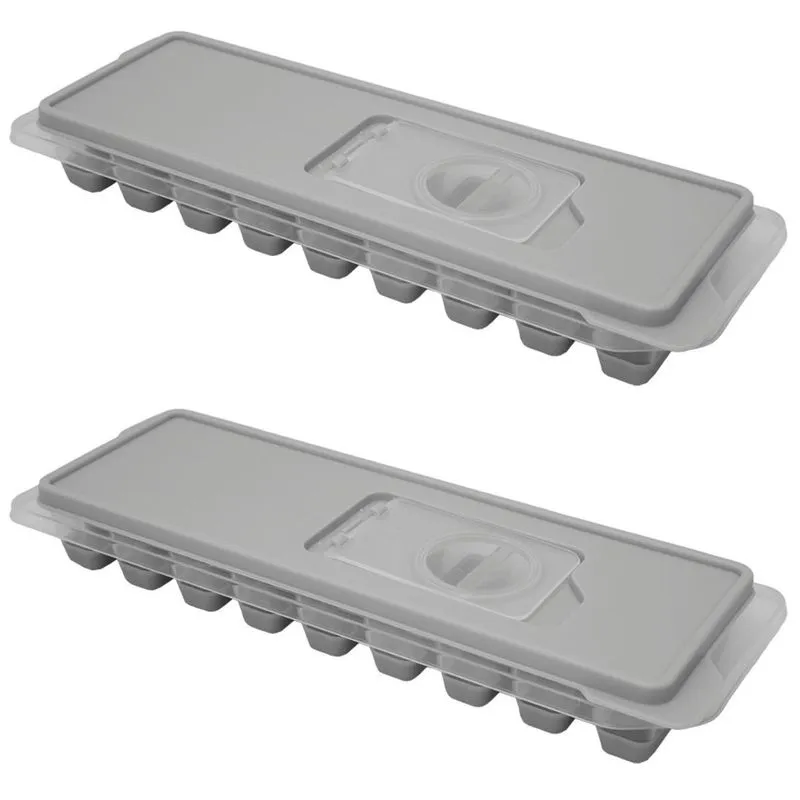 2 Forma De Gelo Palito Com Tampa Ideal Para Garrafas 9 Gelos