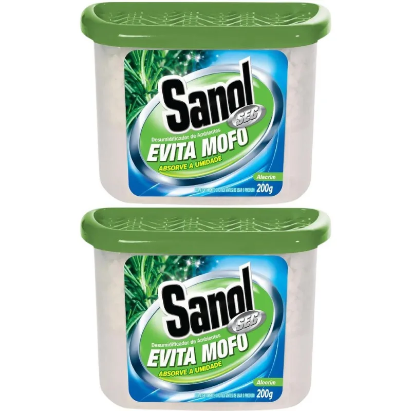 2 Evita Mofo Armário Gavetas Diversas Fragrâncias 200g