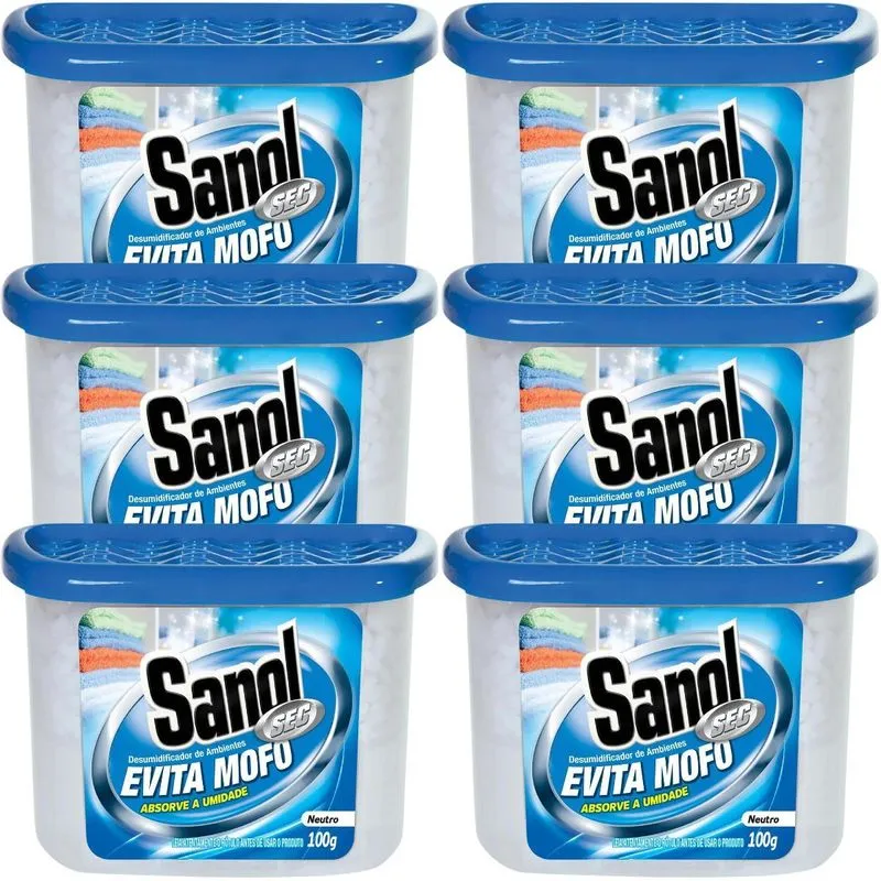6 Evita Mofo Armário Gavetas Diversas Fragrâncias 200g