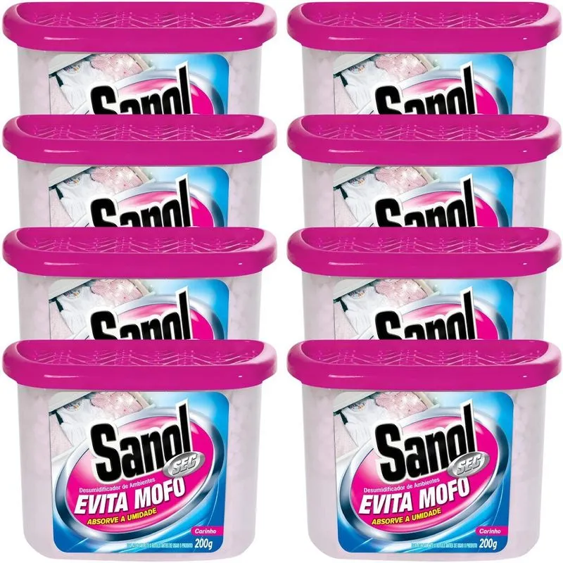 8 Evita Mofo Armário Gavetas Diversas Fragrâncias 200g