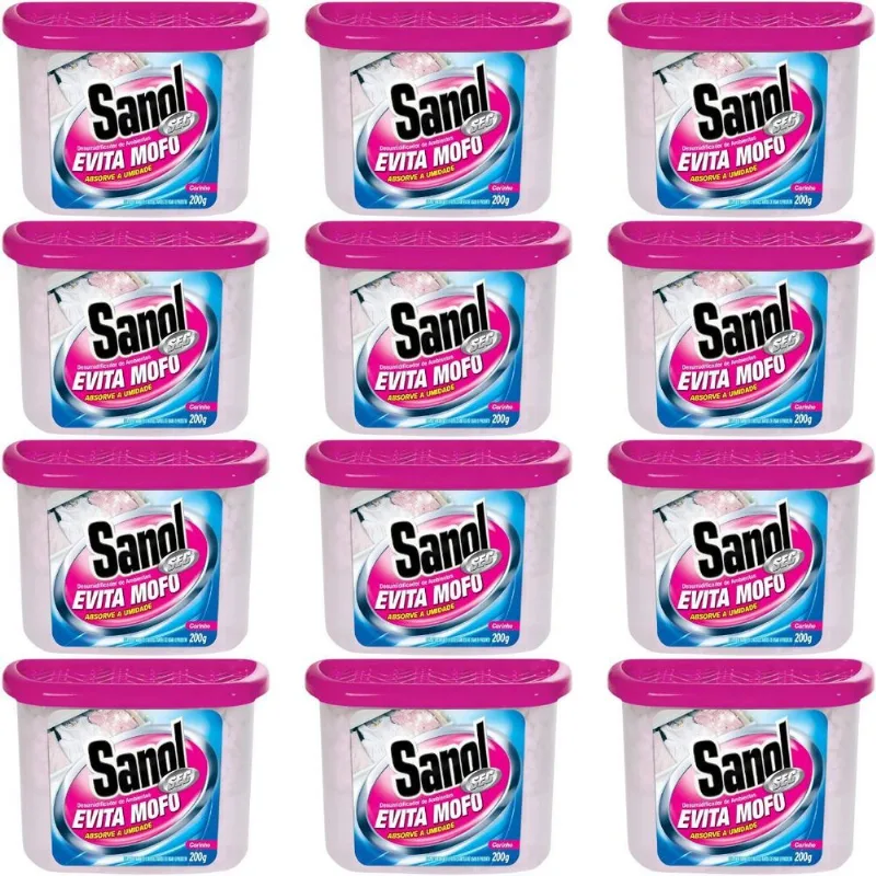 12 Evita Mofo Armário Gavetas Diversas Fragrâncias 200g