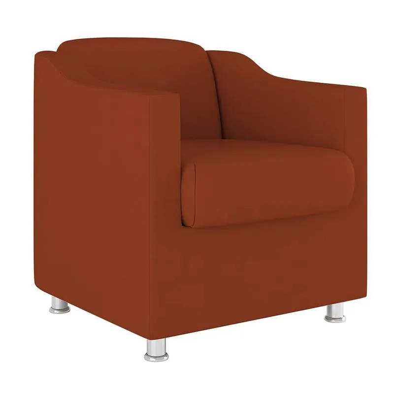Poltrona Decorativa Tilla Reforçada Sala, Consultório – Balaqui Decor
