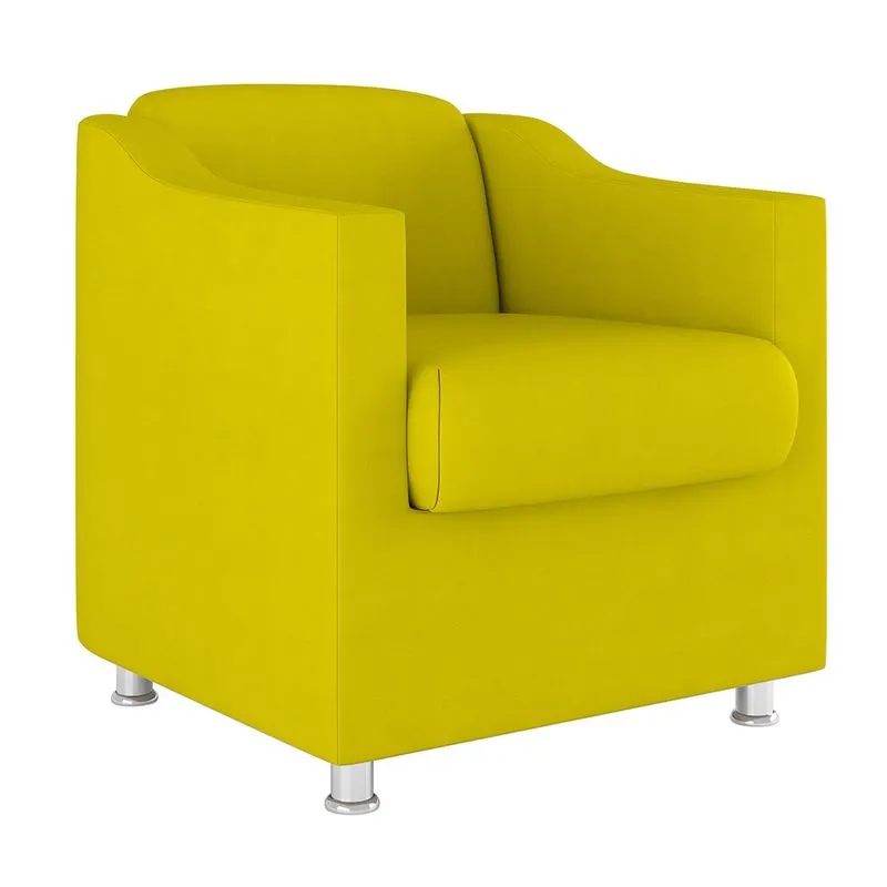 Poltrona Para Recepção Decorativa Clinica Balaqui Decor