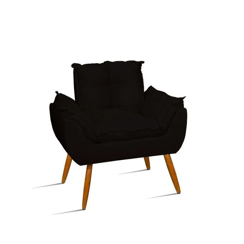 Cadeira Clínica Estofada Sala Quarto - Jl Decor Cor: preto
