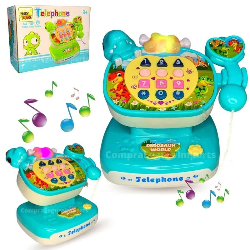 Telefone Musical Infantil Educativo Com Diversos Sons Música