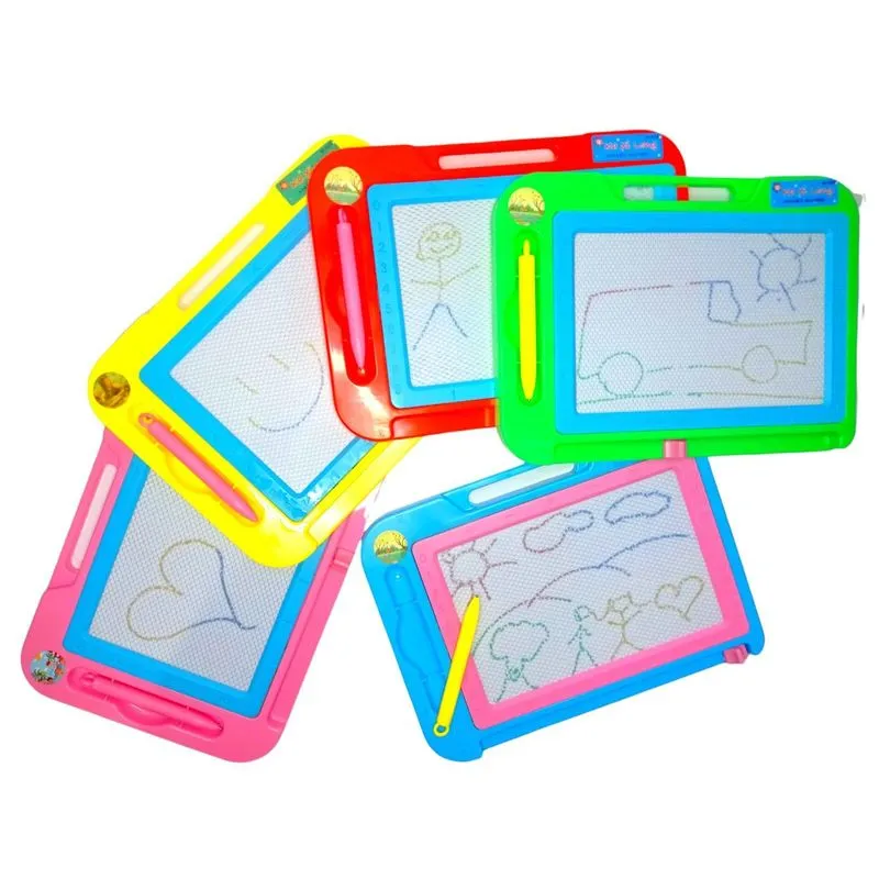 Lousa Magica Infantil C Caneta Magnética Quadro Escrita 25cm