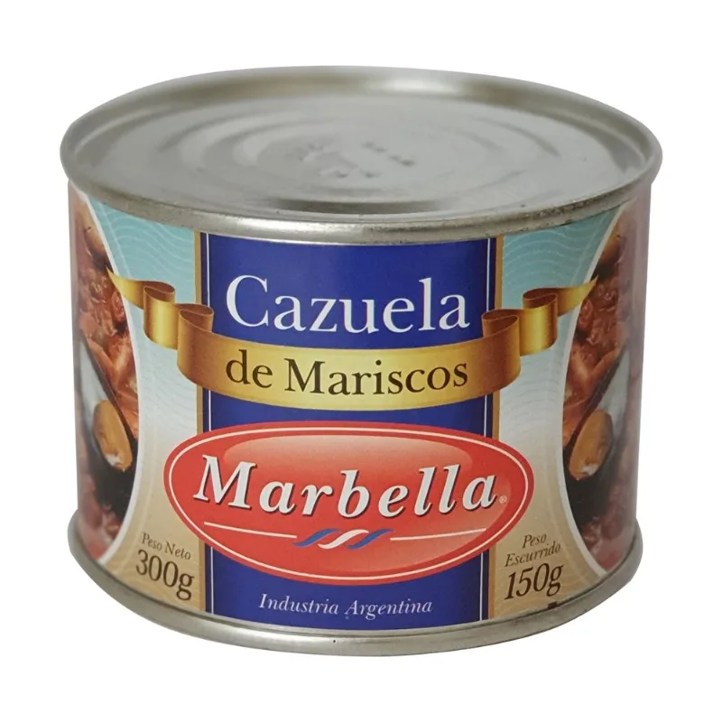 Cazuela de mariscos Marbella 300 g.