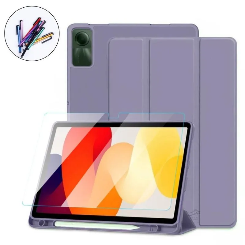 Kit Case + Caneta + Vidro Para Tablet Xiaomi Redmi Pad Se 11