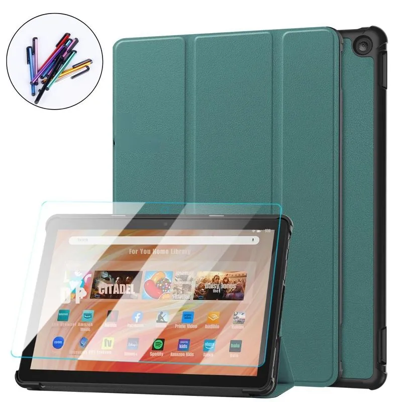 Capa + Película + Caneta Para Tablet Amazon Fire Hd 10 13º