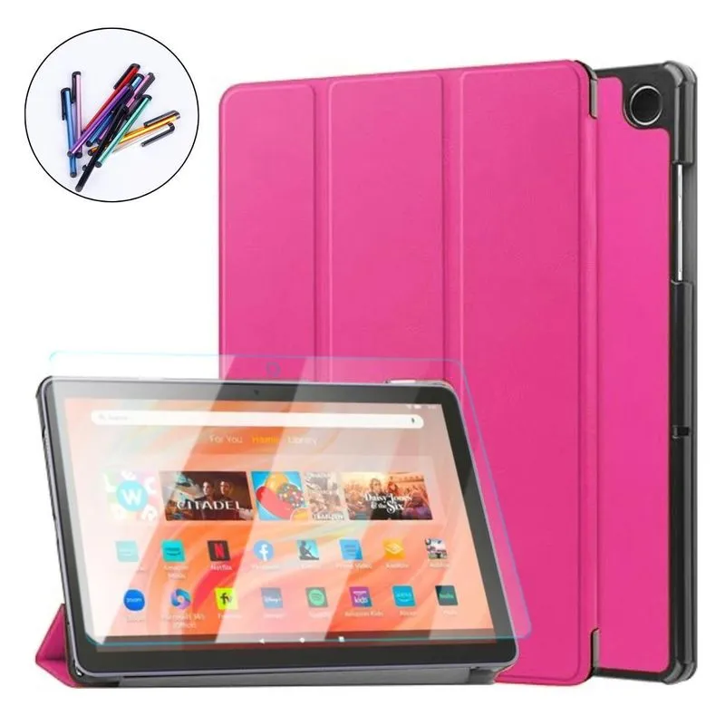 Capa + Película + Caneta Para Tablet Amazon Fire Hd 10 13º