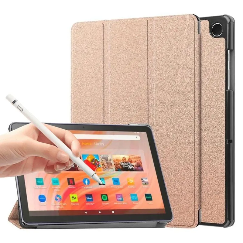 Kit Case + Caneta Stylus Para Tablet Amazon Fire Hd 10 13º