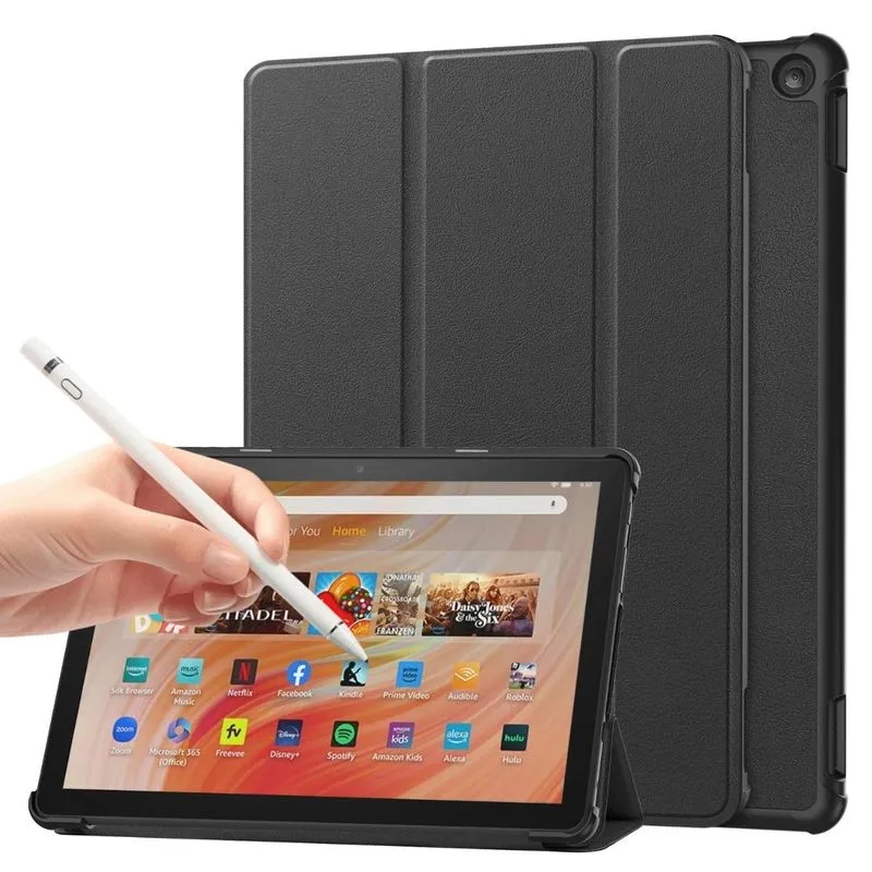 Kit Case + Caneta Stylus Para Tablet Amazon Fire Hd 10 13º