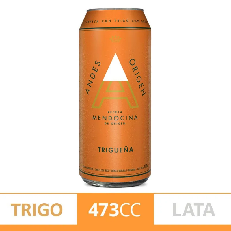 Cerveza Andes Origen Trigueña 473 Cc