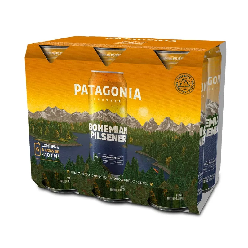 Cerveza Patagonia Bohemian Pilsener 410 Ml