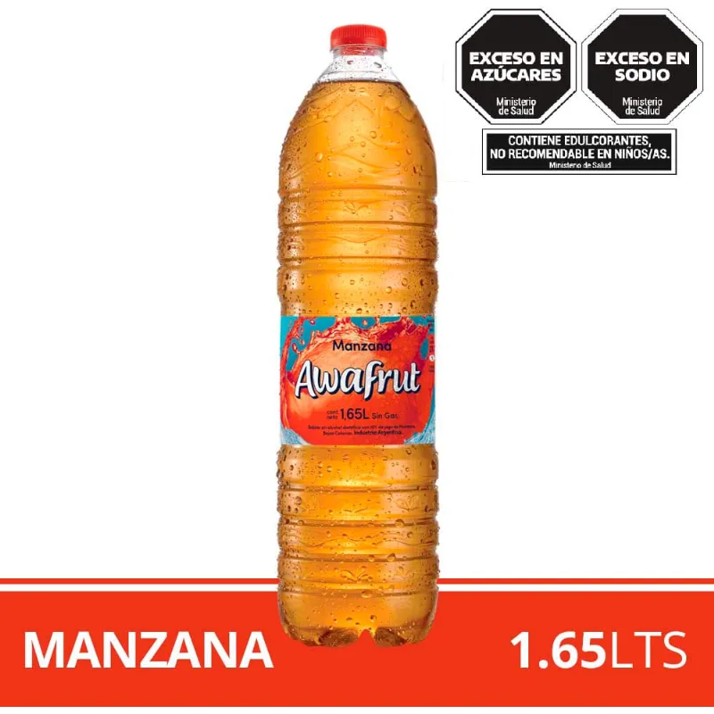 Saborizada Awafrut Manzana 1.65lt