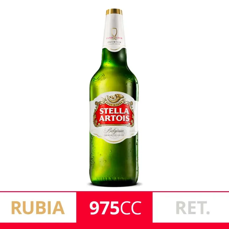 Cerveza Stella Artois Vintage Rubi 975 Cc
