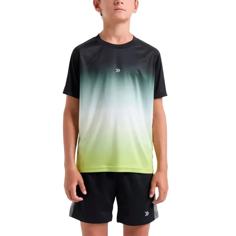 Remera Atomik Gradient Tee Verde Talle: 10 - Color: VERDE