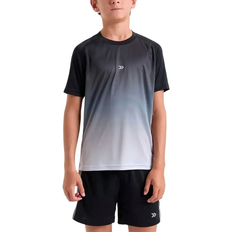 Remera Atomik Gradient Tee Gris Talle: 8 - Color: GRIS