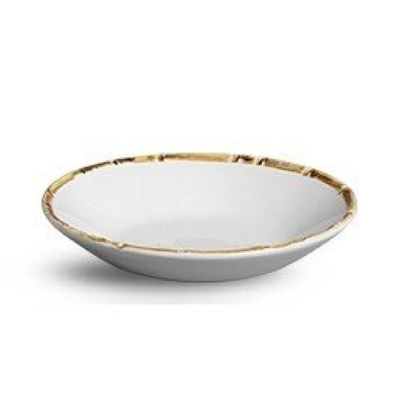 Jogo 4 Pratos Fundo Bowl Coup Cerâmica Bambu Scalla 20cm