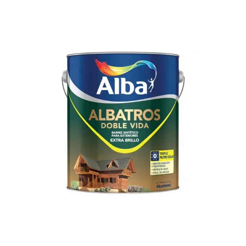 Albatros Doble Vida barniz sintético exterior extra brillo 4 Lts