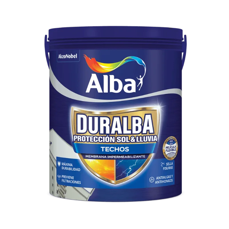 Impermeabilizante Duralba Techos teja 20 kg