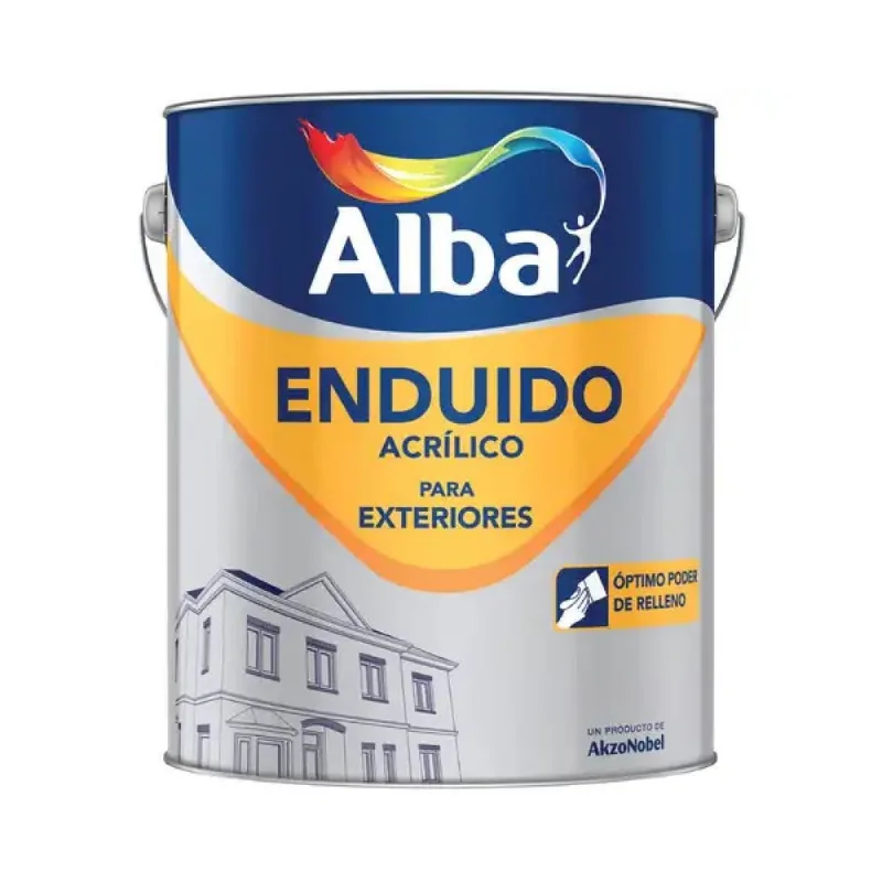 Enduido acrilico para exterior alta performance 20 L