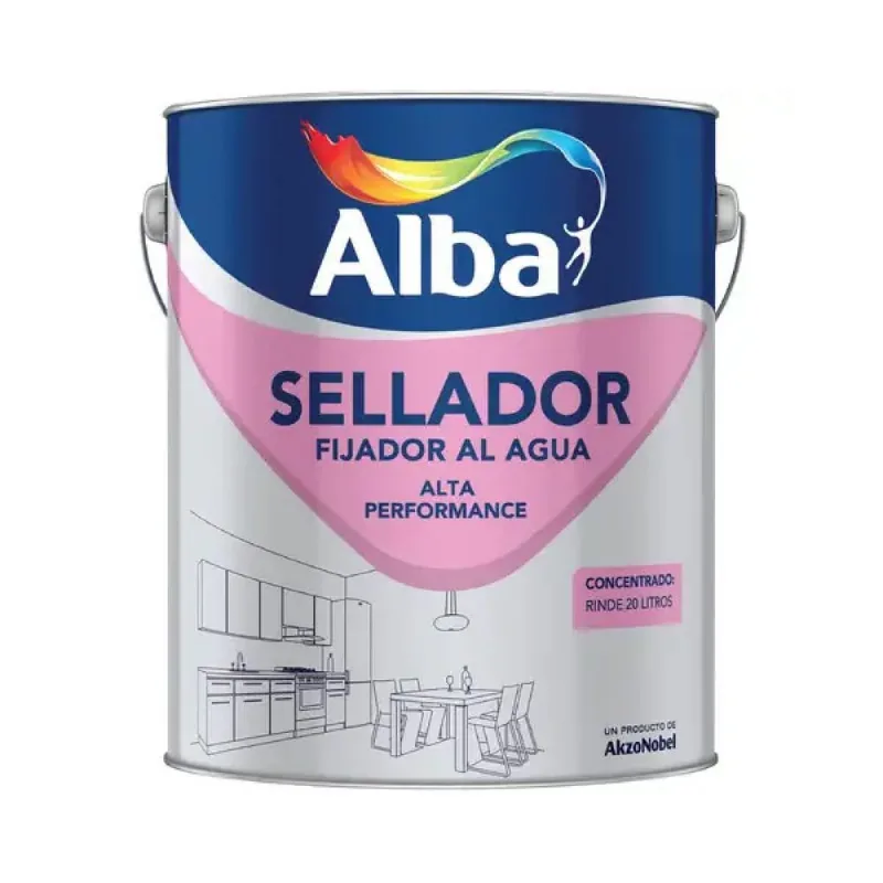 Sellador fijador al agua Alba alta performance 10 L