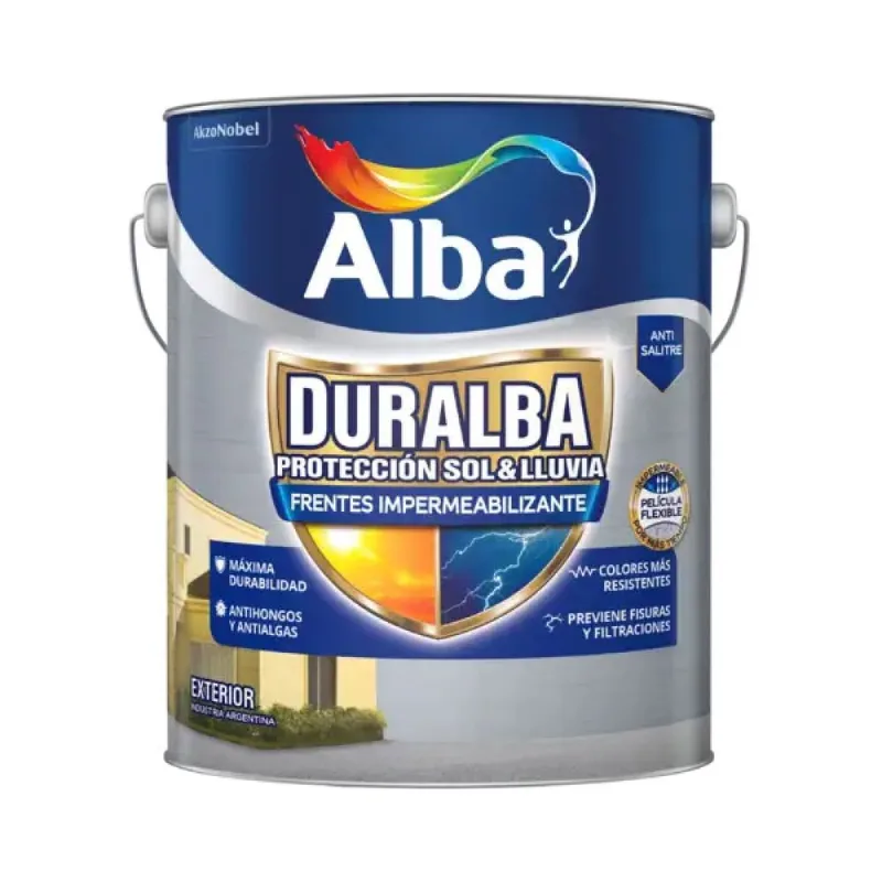 Impermeabilizante Duralba Frentes blanco 20 L