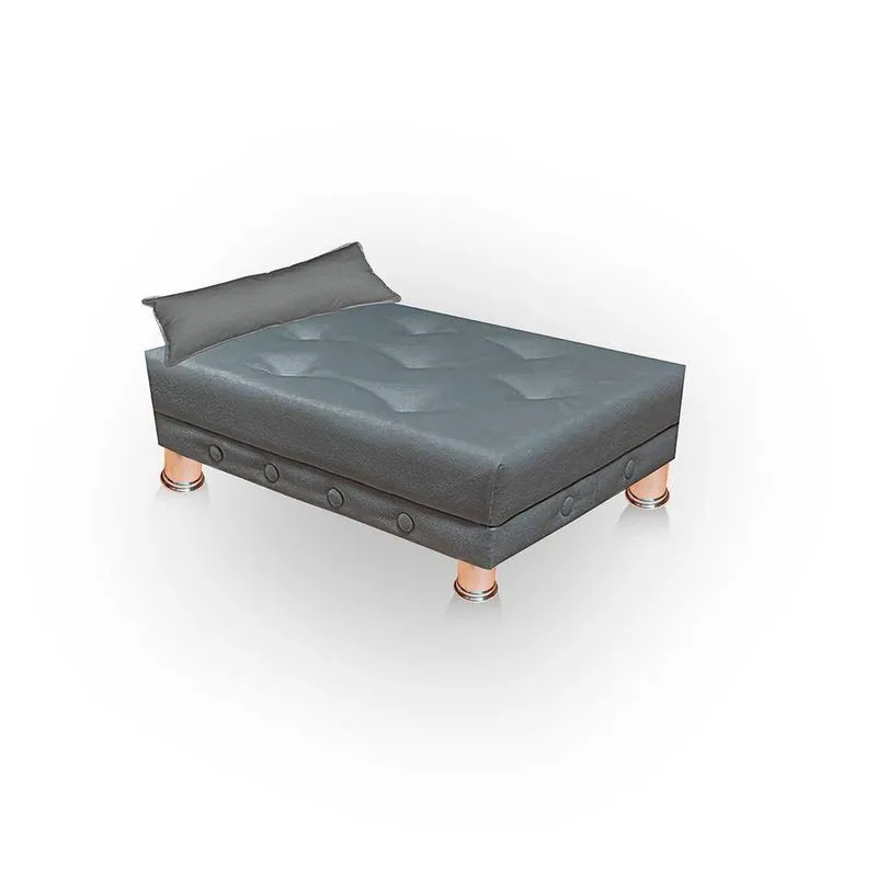Cama Para Cachorro Caminha Pet Gato Cachorro Confortavel Resistente Sofazinho Bete Cinza Claro