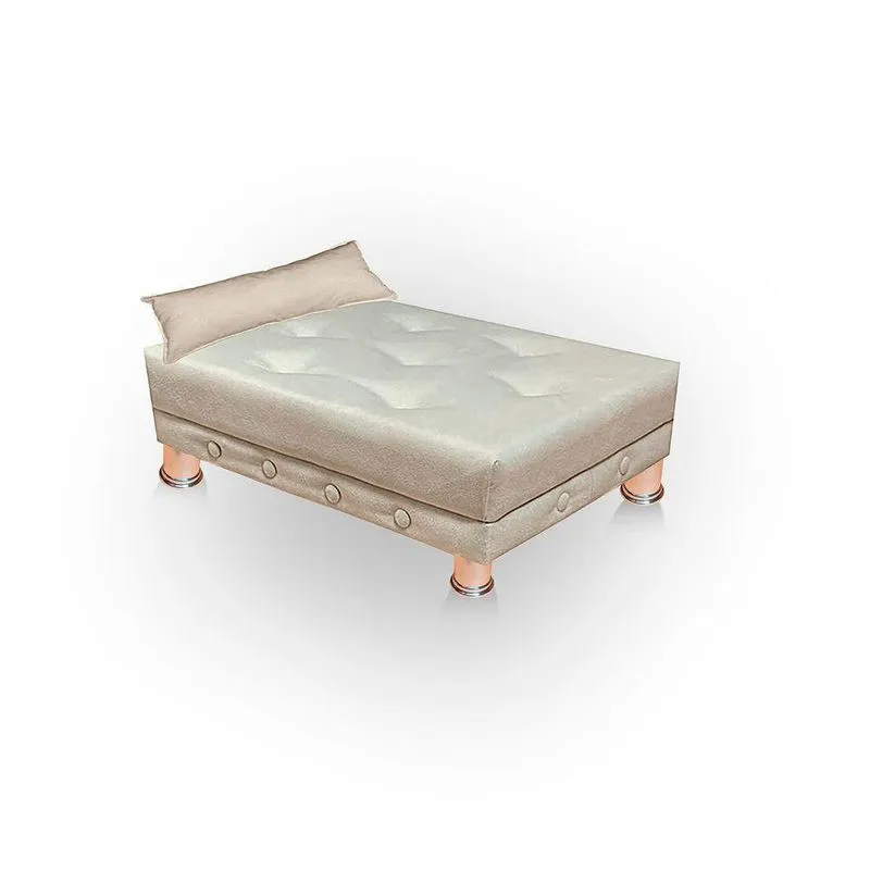 Cama Para Cachorro Caminha Pet Gato Cachorro Confortavel Resistente Sofazinho Bete Suede Cor Bege