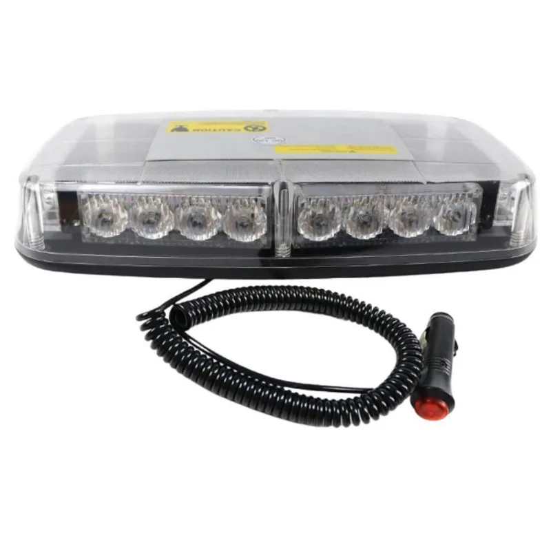 Giroflex De Led Vermelho E Azul 12V Retangular