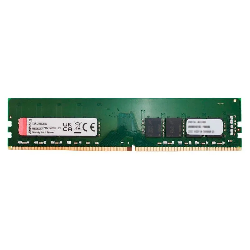 Memória 32gb Kingston, Ddr4, 3200mhz, Cl22 - Kvr32n22d8/32